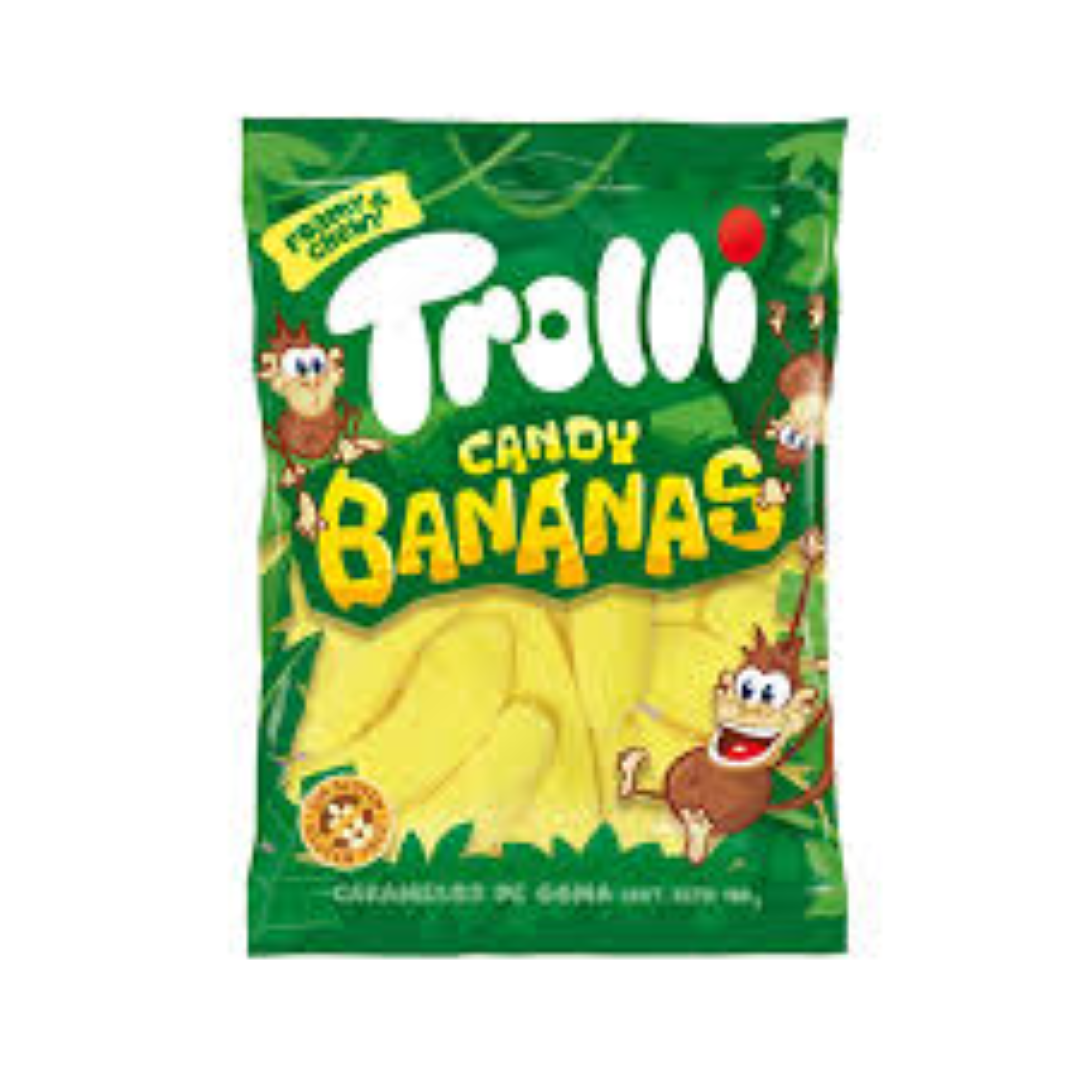 TROLLI GUMMIES CANDY BANANAS 100G